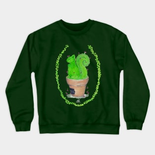 Green Squirrel Crewneck Sweatshirt